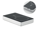 Power bank 10000 mAh wireless Color argento - personalizzabile con logo