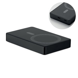 Power bank 10000 mAh wireless Nero - personalizzabile con logo