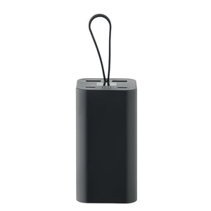 Power bank 20.000 mAh ALU-RECYCLED Nero - personalizzabile con logo