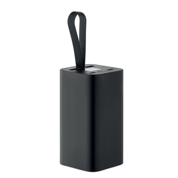Power bank 20.000 mAh ALU-RECYCLED Nero - personalizzabile con logo