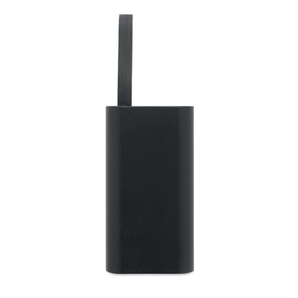 Power bank 20.000 mAh ALU-RECYCLED Nero - personalizzabile con logo