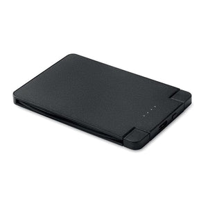 Power bank 2500 mAh Nero - personalizzabile con logo