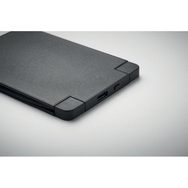 Power bank 2500 mAh Nero - personalizzabile con logo