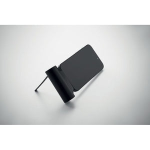 Power bank 5000mAh compatto Nero - personalizzabile con logo