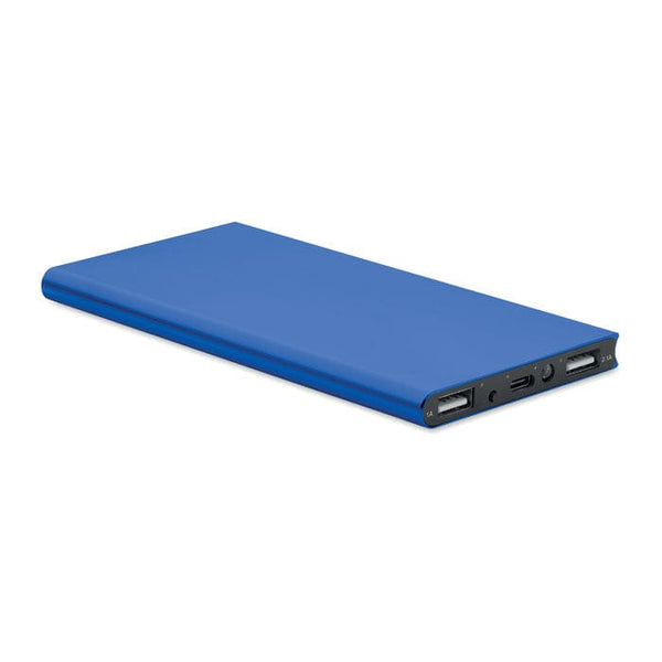 Power bank 8000 mAh alu riciclato Royal - personalizzabile con logo