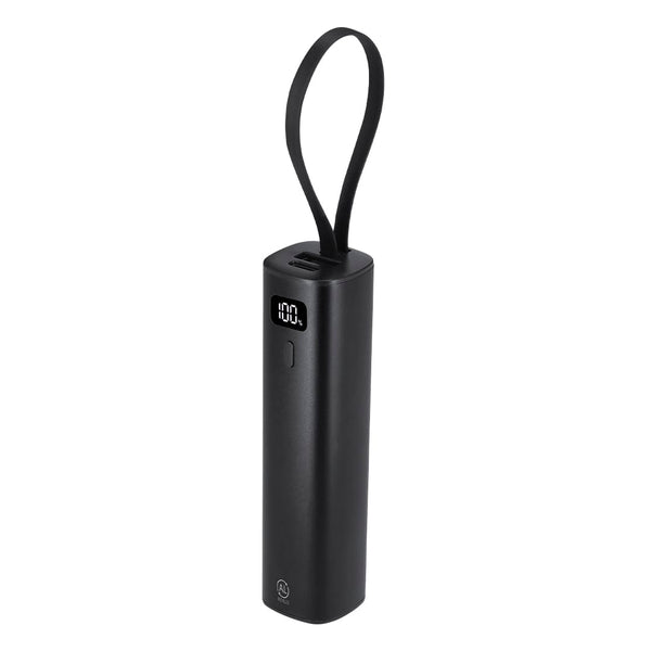 Power Bank Arel nero - personalizzabile con logo