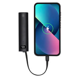 Power Bank Arel nero - personalizzabile con logo