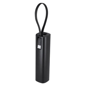 Power Bank Arel nero - personalizzabile con logo