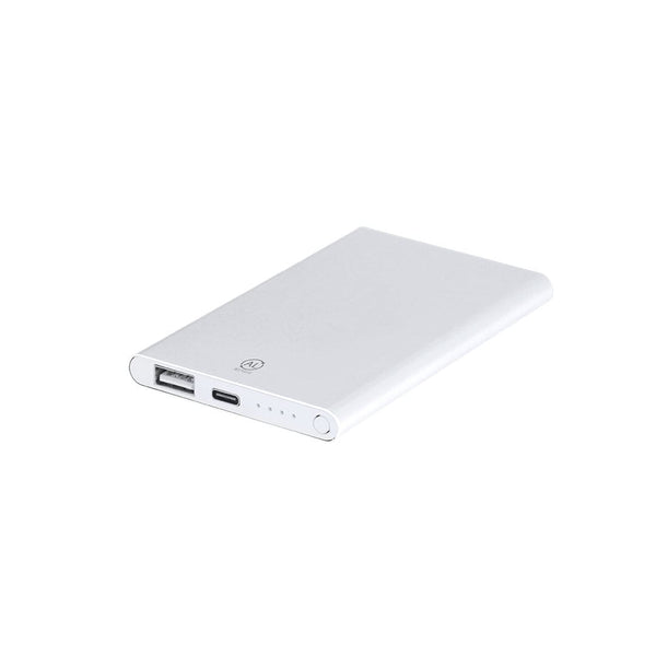 Power Bank Backen bianco - personalizzabile con logo