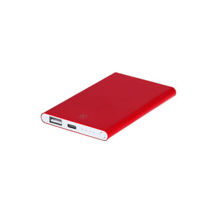 Power Bank Backen rosso - personalizzabile con logo