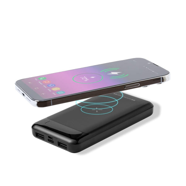 Power Bank Baliok nero - personalizzabile con logo
