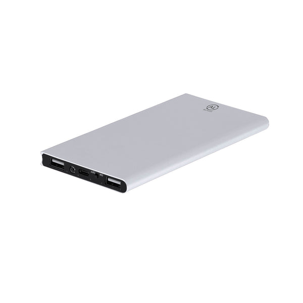 Power Bank Barrols color argento - personalizzabile con logo