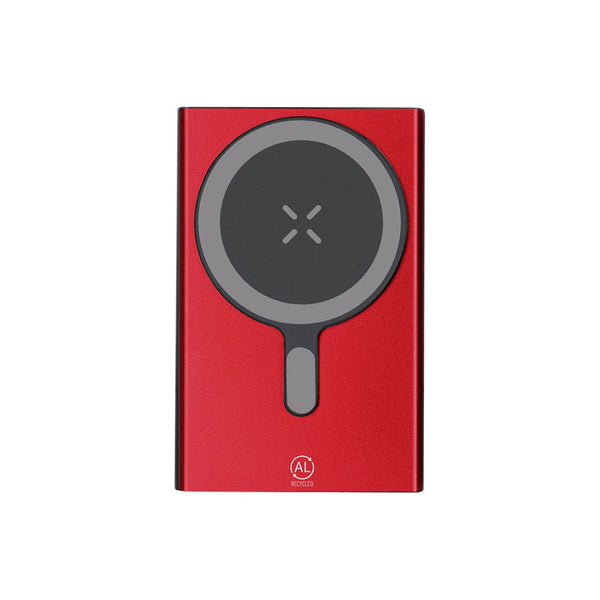 Power Bank Bertex rosso - personalizzabile con logo