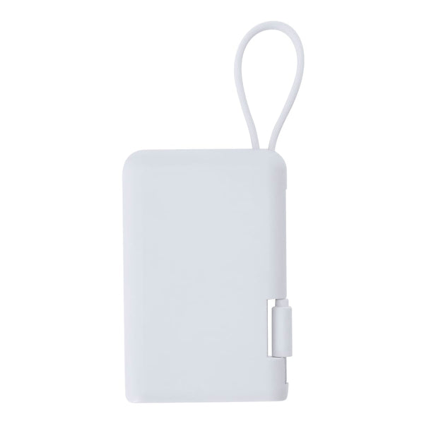 Power Bank Brandin bianco - personalizzabile con logo