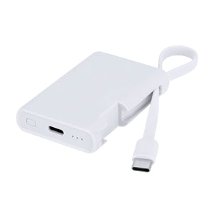 Power Bank Brandin bianco - personalizzabile con logo