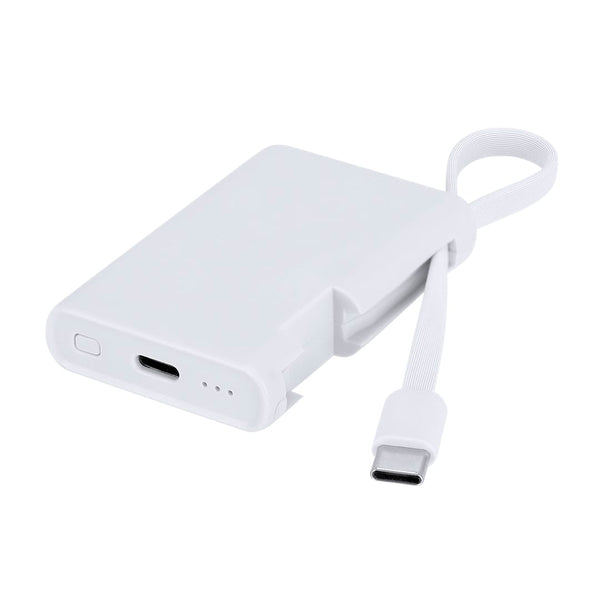 Power Bank Brandin bianco - personalizzabile con logo