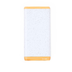 Power Bank Coquin bianco - personalizzabile con logo