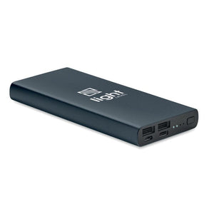 Power bank da 10000 mAh con spia luminosa - personalizzabile con logo