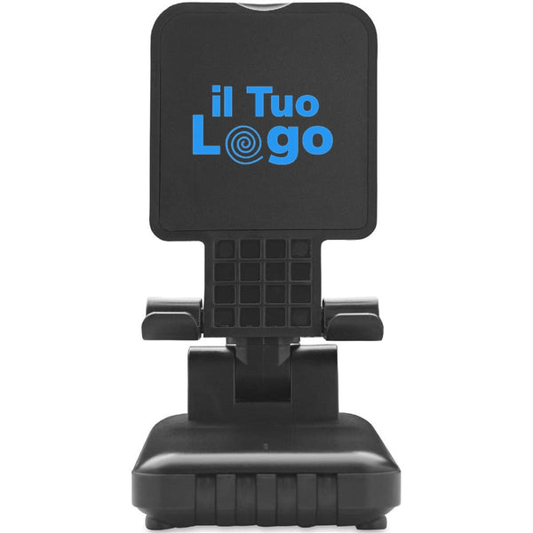 Power bank da 10000 mAh estensibile Nero - personalizzabile con logo
