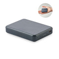 Power bank da 5000 mAh compact blu navy - personalizzabile con logo