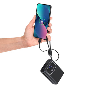 Power Bank Evron nero - personalizzabile con logo