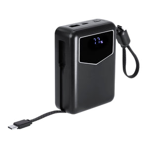 Power Bank Evron nero - personalizzabile con logo