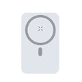 Power Bank Granzax bianco - personalizzabile con logo