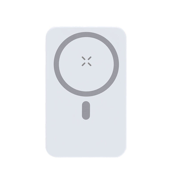 Power Bank Granzax bianco - personalizzabile con logo