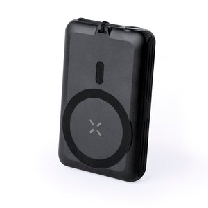Power Bank Haryin nero - personalizzabile con logo