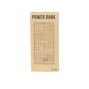 Power Bank in canapa - personalizzabile con logo