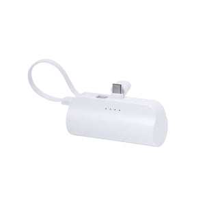 Power Bank Laford bianco - personalizzabile con logo