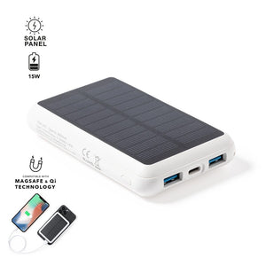 Power Bank Maddy bianco - personalizzabile con logo