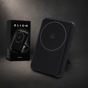 Power Bank Multifunzione Elion nero - personalizzabile con logo