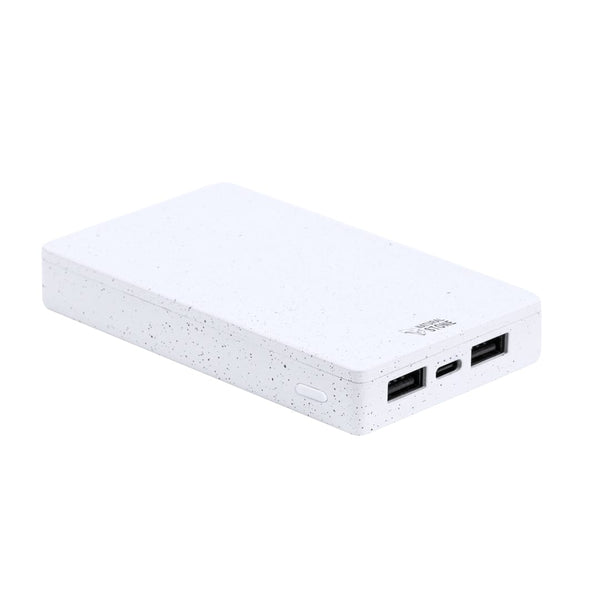 Power Bank Noiman bianco - personalizzabile con logo