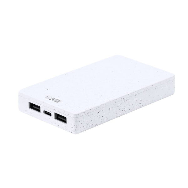 Power Bank Noiman bianco - personalizzabile con logo