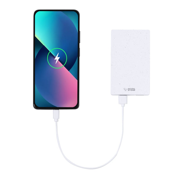 Power Bank Noiman bianco - personalizzabile con logo