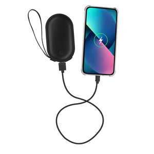 Power Bank Scaldamani Geax nero - personalizzabile con logo