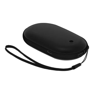 Power Bank Scaldamani Geax nero - personalizzabile con logo