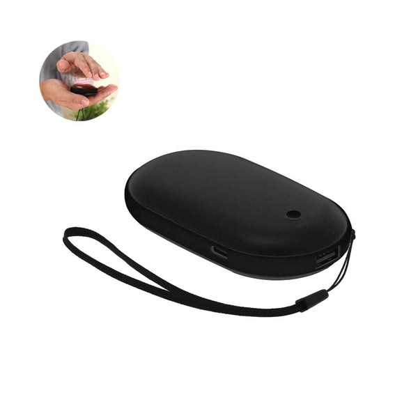 Power Bank Scaldamani Geax nero - personalizzabile con logo