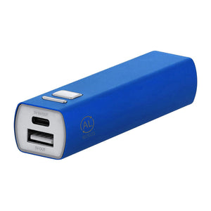 Power Bank Serdinam blu - personalizzabile con logo