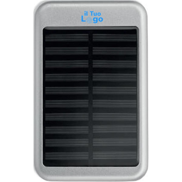 Power bank solare da 4000 mAh - personalizzabile con logo