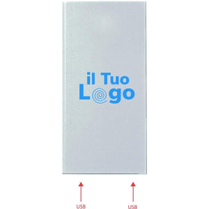 Power bank solare da 8000 mAh - personalizzabile con logo