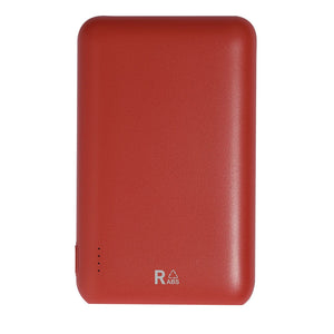 Power Bank Telkax rosso - personalizzabile con logo