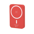 Power Bank Tudelak rosso - personalizzabile con logo