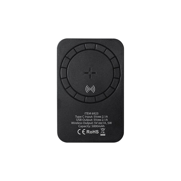 Power Bank Vekmar nero - personalizzabile con logo