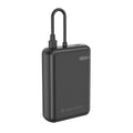 Powerbank 10.000 20W PD Urban Vitamin Fullerton in rABS RCS nero - personalizzabile con logo