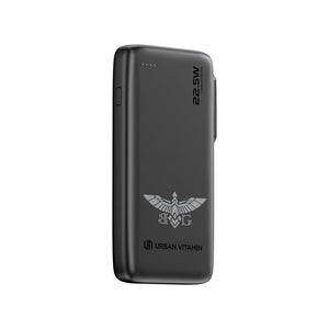 Powerbank 10.000mah 20W Urban Vitamin Emeryville nero - personalizzabile con logo