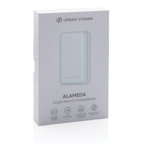 Powerbank 10.000mAh con PD Urban Vitamin Alameda - personalizzabile con logo