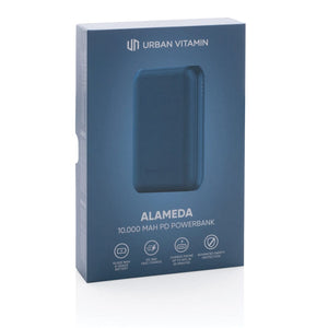 Powerbank 10.000mAh con PD Urban Vitamin Alameda - personalizzabile con logo