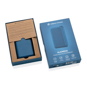 Powerbank 10.000mAh con PD Urban Vitamin Alameda - personalizzabile con logo